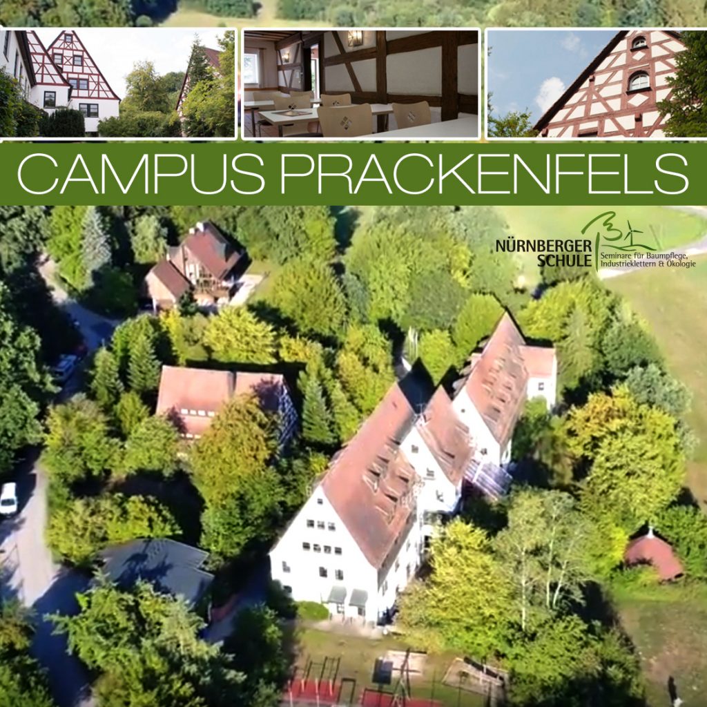 Der Campus Prackenfels der neue Stützpunkt für die Fortbildung der Elite in der Baumpflege.